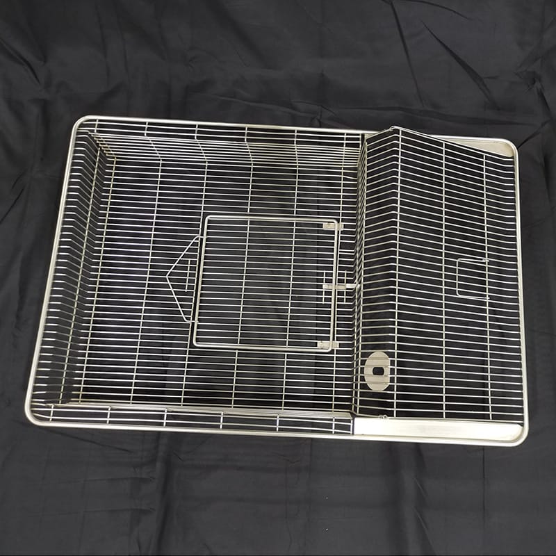 仓鼠笼实验室鼠笼小鼠饲养箱小鼠笼大白鼠繁殖箱笼具饲养盒笼子鼠