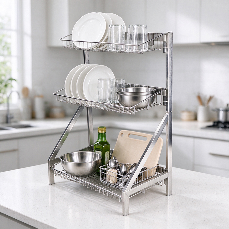 厨房调味料置物架调料收纳架子调味品油盐酱醋收纳架台面调料架